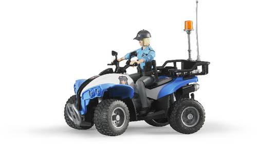 Bruder Einsatzfahrzeug Modell Quad mit Polizist Fertigmodell Spezialfahrzeug Modell von Bruder