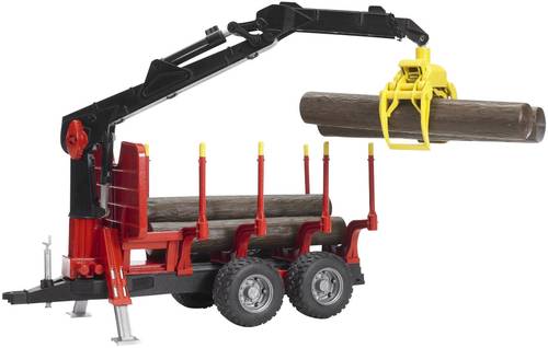 Bruder Landwirtschafts Modell Rückeanhänger mit Ladekran Fertigmodell Anhänger Modell Bruder Landwirtschafts Modell Rückeanhänger mit Ladekran Fertigmodell Anhänger Modell von Bruder