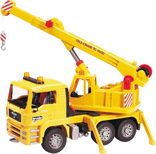 Bruder MAN Kran-LKW Fertigmodell Baufahrzeug Modell Bruder MAN Kran-LKW Fertigmodell Baufahrzeug Modell von Bruder