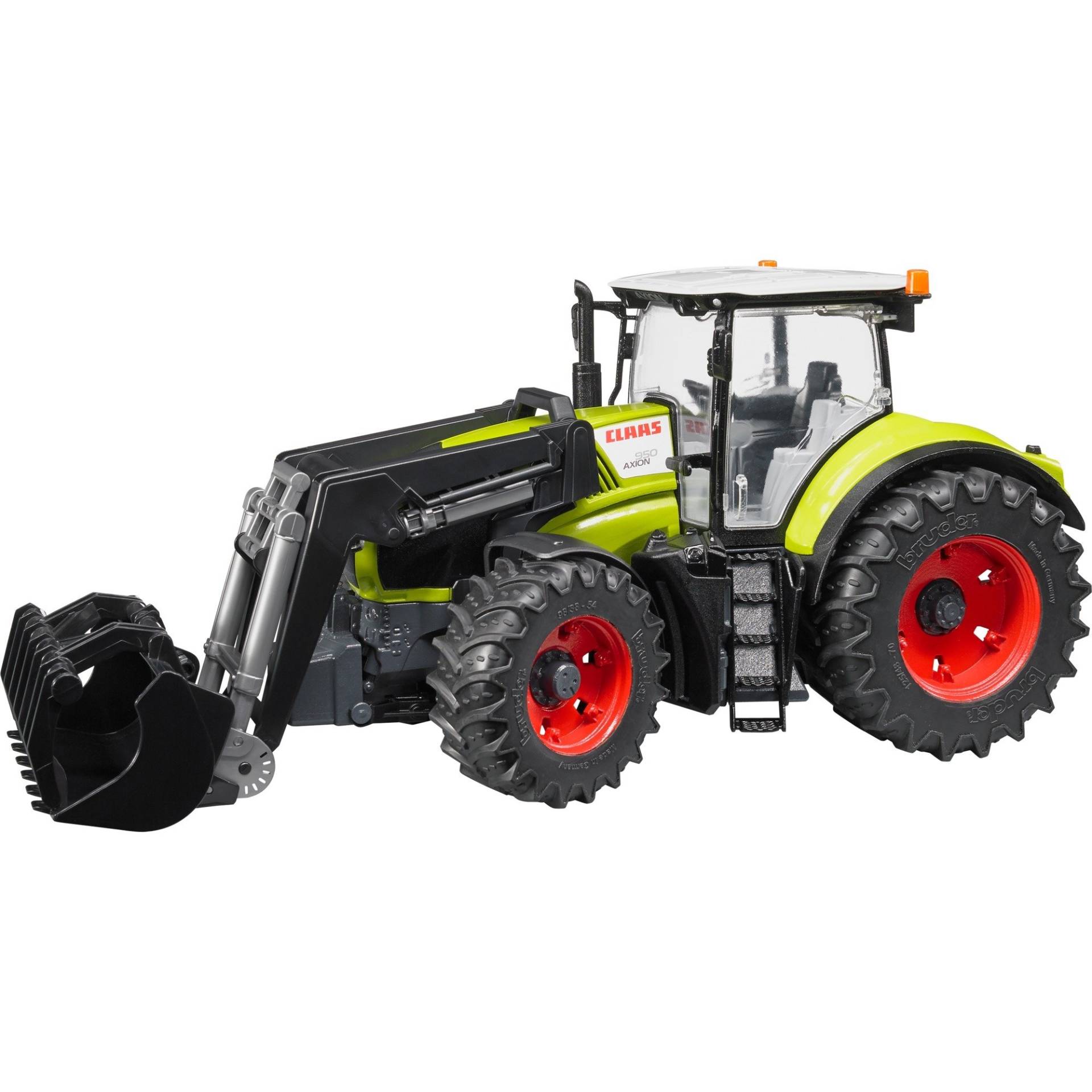 Claas Axion 950 mit Frontlader, Modellfahrzeug von Bruder