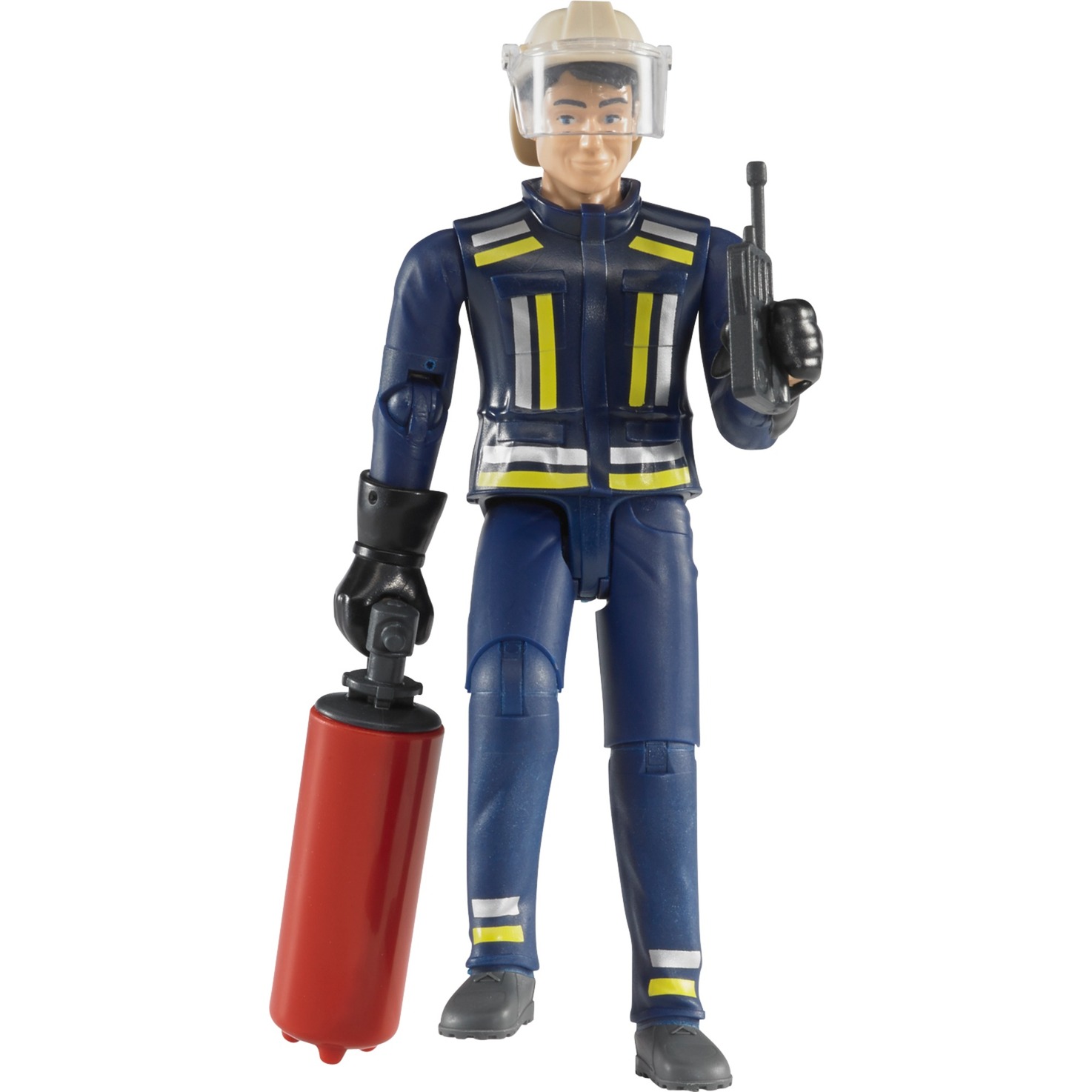 Feuerwehrmann mit Zubehör, Spielfigur von Bruder