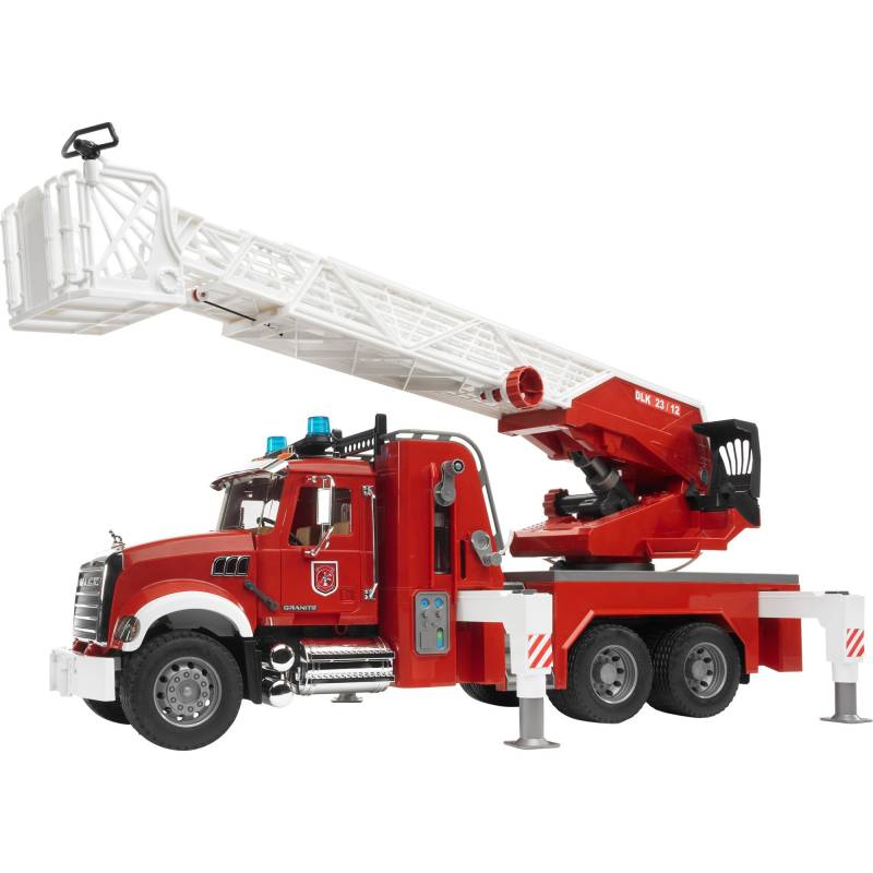 MACK Granite Feuerwehrleiterwagen, Modellfahrzeug von Bruder