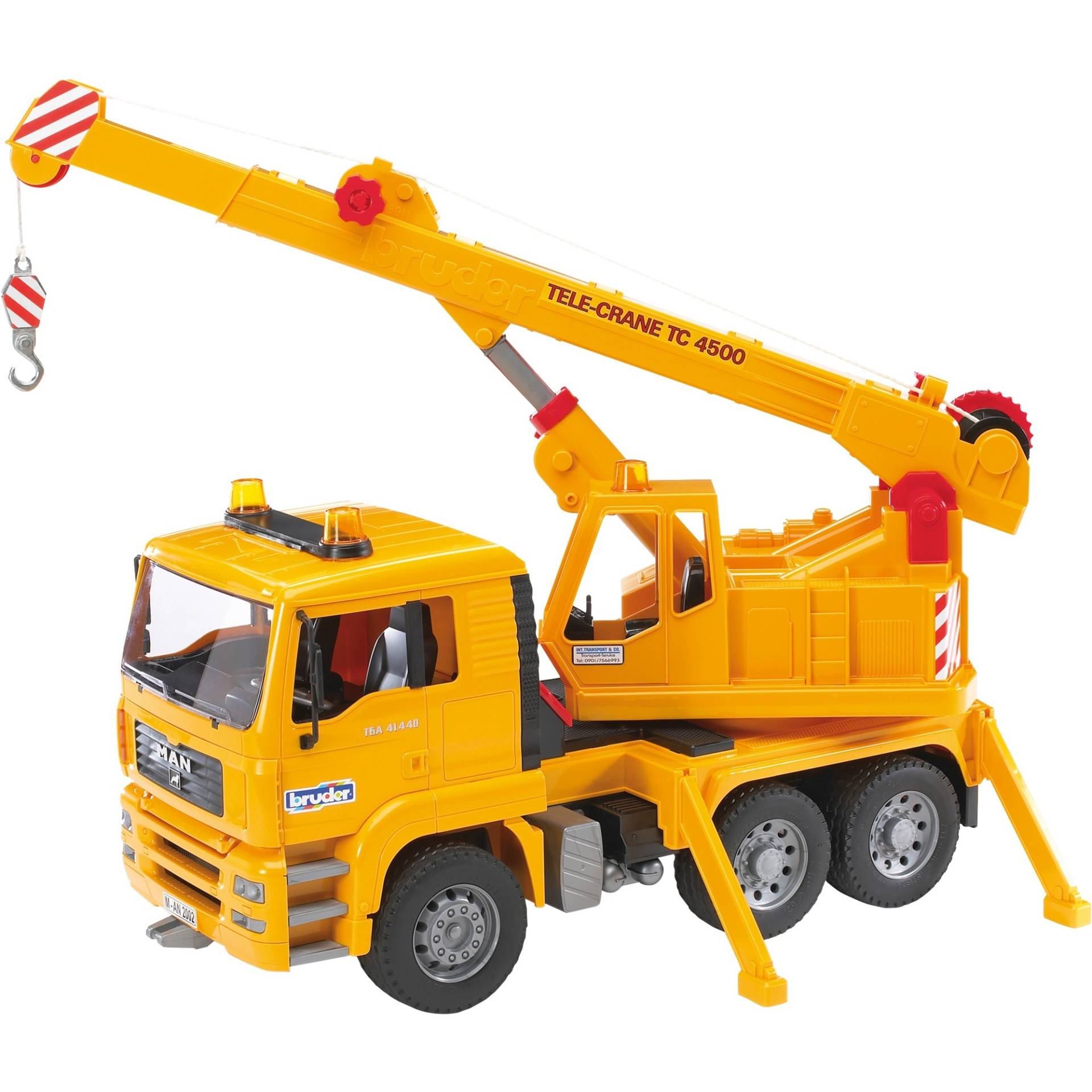 MAN TGA Kran-LKW, Modellfahrzeug MAN TGA Kran-LKW, Modellfahrzeug von Bruder