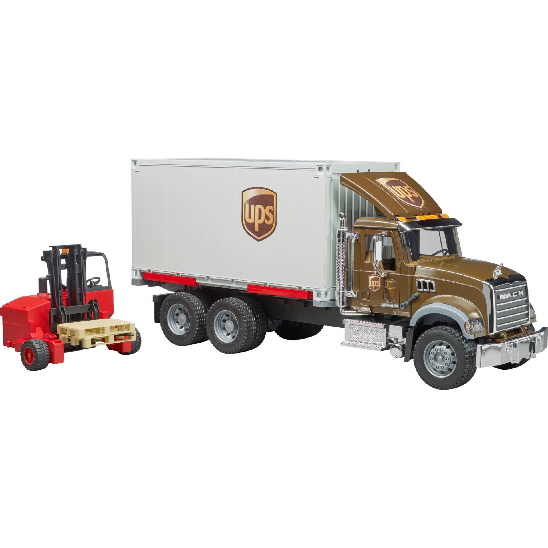 Mack Granite UPS Logistik-LKW, Modellfahrzeug von Bruder