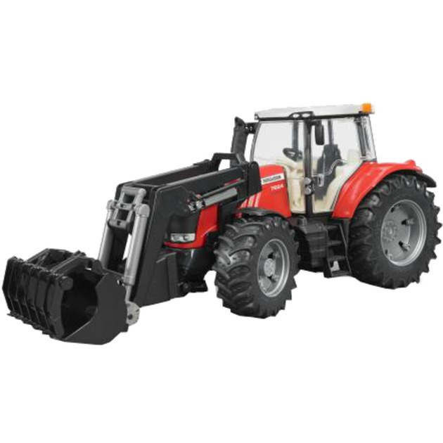 Massey Ferguson 7624 mit Frontlader, Modellfahrzeug von Bruder