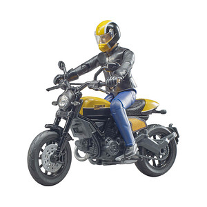 bruder 63053 Scrambler Ducati Full Throttle Spielfiguren-Set von Bruder