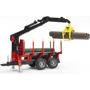 bruder Rückeanhänger mit Ladekran 2252 Spielzeugauto bruder Rückeanhänger mit Ladekran 2252 Spielzeugauto von Bruder