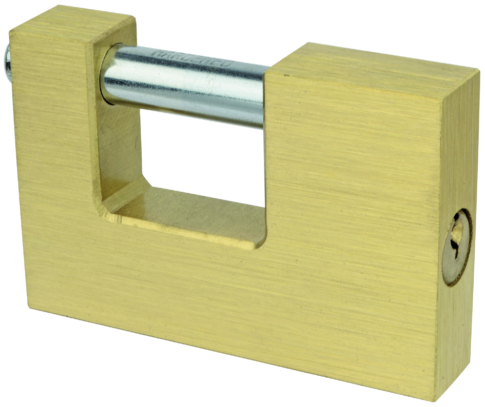 BRÜDER MANNESMANN Bolzenschloss, (B)80 mm, aus Messing von Brüder Mannesmann