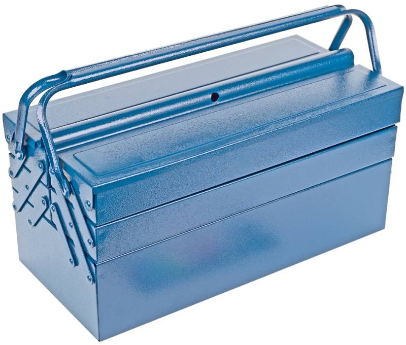 BRÜDER MANNESMANN Metall-Werkzeugkasten, Länge: 430 mm von Brüder Mannesmann