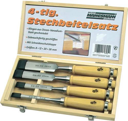 Brüder Mannesmann 4-tlg. Stechbeitel-Satz M66104 Brüder Mannesmann 4-tlg. Stechbeitel-Satz M66104 von Brüder Mannesmann