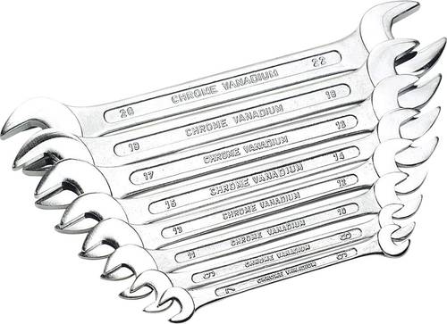 Brüder Mannesmann M 110-08 DIN Doppel-Maulschlüssel-Satz 8teilig 6 - 22mm DIN 3110 von Brüder Mannesmann