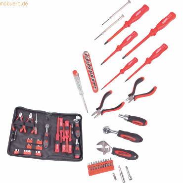 Brüder Mannesmann Werkzeugset 463625 45-teilig Brüder Mannesmann Werkzeugset 463625 45-teilig von Brüder Mannesmann