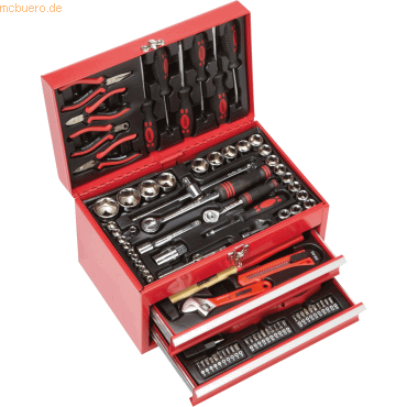 Brüder Mannesmann Werkzeugset M29066 156teilig Brüder Mannesmann Werkzeugset M29066 156teilig von Brüder Mannesmann