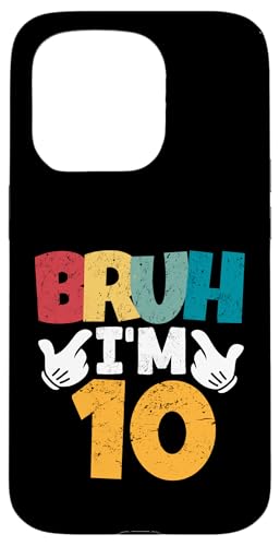 Bruh, ich bin 10 Jahre alt, Geschenke für Jungen und Mädchen, es ist mein 10. Geburtstag Hülle für iPhone 15 Pro Bruh, ich bin 10 Jahre alt, Geschenke für Jungen und Mädchen, es ist mein 10. Geburtstag Hülle für iPhone 15 Pro von Bruh It's My Birthday Funny Gifts Collection By Mj