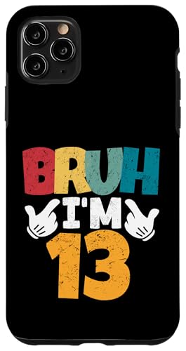 Bruh, ich bin 13 Jahre alt, Geschenke für Jungen und Mädchen, es ist mein 13. Geburtstag Hülle für iPhone 11 Pro Max Bruh, ich bin 13 Jahre alt, Geschenke für Jungen und Mädchen, es ist mein 13. Geburtstag Hülle für iPhone 11 Pro Max von Bruh It's My Birthday Funny Gifts Collection By Mj
