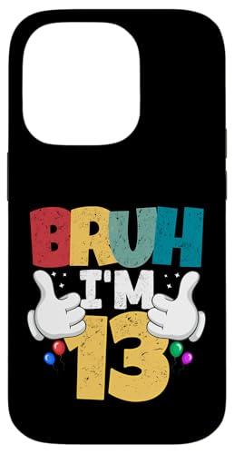 Bruh, ich bin 13 Jahre alt, Geschenke für Jungen und Mädchen, es ist mein 13. Geburtstag Hülle für iPhone 14 Pro Bruh, ich bin 13 Jahre alt, Geschenke für Jungen und Mädchen, es ist mein 13. Geburtstag Hülle für iPhone 14 Pro von Bruh It's My Birthday Funny Gifts Collection By Mj