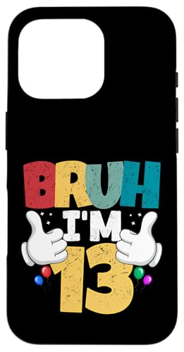 Bruh, ich bin 13 Jahre alt, Geschenke für Jungen und Mädchen, es ist mein 13. Geburtstag Hülle für iPhone 16 Pro Bruh, ich bin 13 Jahre alt, Geschenke für Jungen und Mädchen, es ist mein 13. Geburtstag Hülle für iPhone 16 Pro von Bruh It's My Birthday Funny Gifts Collection By Mj