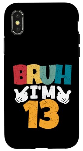 Bruh, ich bin 13 Jahre alt, Geschenke für Jungen und Mädchen, es ist mein 13. Geburtstag Hülle für iPhone X/XS Bruh, ich bin 13 Jahre alt, Geschenke für Jungen und Mädchen, es ist mein 13. Geburtstag Hülle für iPhone X/XS von Bruh It's My Birthday Funny Gifts Collection By Mj