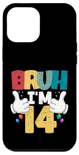Bruh, ich bin 14 Jahre alt, Geschenke für Jungen und Mädchen, es ist mein 14. Geburtstag Hülle für iPhone 12 Pro Max Bruh, ich bin 14 Jahre alt, Geschenke für Jungen und Mädchen, es ist mein 14. Geburtstag Hülle für iPhone 12 Pro Max von Bruh It's My Birthday Funny Gifts Collection By Mj