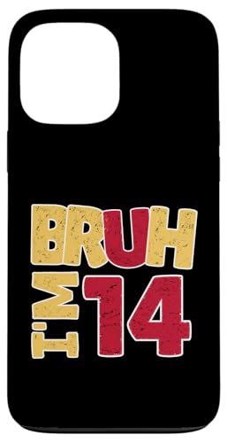 Bruh, ich bin 14 Jahre alt, Geschenke für Jungen und Mädchen, es ist mein 14. Geburtstag Hülle für iPhone 13 Pro Max Bruh, ich bin 14 Jahre alt, Geschenke für Jungen und Mädchen, es ist mein 14. Geburtstag Hülle für iPhone 13 Pro Max von Bruh It's My Birthday Funny Gifts Collection By Mj