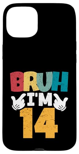Bruh, ich bin 14 Jahre alt, Geschenke für Jungen und Mädchen, es ist mein 14. Geburtstag Hülle für iPhone 15 Plus Bruh, ich bin 14 Jahre alt, Geschenke für Jungen und Mädchen, es ist mein 14. Geburtstag Hülle für iPhone 15 Plus von Bruh It's My Birthday Funny Gifts Collection By Mj