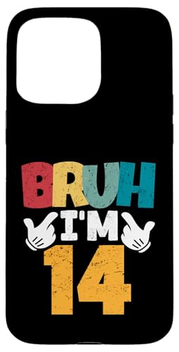 Bruh, ich bin 14 Jahre alt, Geschenke für Jungen und Mädchen, es ist mein 14. Geburtstag Hülle für iPhone 15 Pro Max Bruh, ich bin 14 Jahre alt, Geschenke für Jungen und Mädchen, es ist mein 14. Geburtstag Hülle für iPhone 15 Pro Max von Bruh It's My Birthday Funny Gifts Collection By Mj