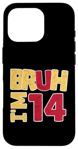 Bruh, ich bin 14 Jahre alt, Geschenke für Jungen und Mädchen, es ist mein 14. Geburtstag Hülle für iPhone 16 Pro Bruh, ich bin 14 Jahre alt, Geschenke für Jungen und Mädchen, es ist mein 14. Geburtstag Hülle für iPhone 16 Pro von Bruh It's My Birthday Funny Gifts Collection By Mj