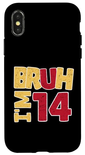 Bruh, ich bin 14 Jahre alt, Geschenke für Jungen und Mädchen, es ist mein 14. Geburtstag Hülle für iPhone X/XS Bruh, ich bin 14 Jahre alt, Geschenke für Jungen und Mädchen, es ist mein 14. Geburtstag Hülle für iPhone X/XS von Bruh It's My Birthday Funny Gifts Collection By Mj