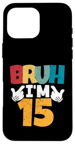 Bruh, ich bin 15 Jahre alt, Geschenke für Jungen und Mädchen, es ist mein 15. Geburtstag Hülle für iPhone 16 Pro Max Bruh, ich bin 15 Jahre alt, Geschenke für Jungen und Mädchen, es ist mein 15. Geburtstag Hülle für iPhone 16 Pro Max von Bruh It's My Birthday Funny Gifts Collection By Mj