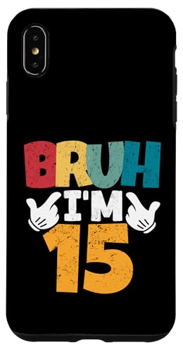 Bruh, ich bin 15 Jahre alt, Geschenke für Jungen und Mädchen, es ist mein 15. Geburtstag Hülle für iPhone XS Max Bruh, ich bin 15 Jahre alt, Geschenke für Jungen und Mädchen, es ist mein 15. Geburtstag Hülle für iPhone XS Max von Bruh It's My Birthday Funny Gifts Collection By Mj