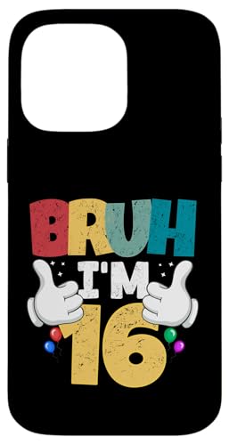 Bruh, ich bin 16 Jahre alt, Geschenke für Jungen und Mädchen, es ist mein 16. Geburtstag Hülle für iPhone 14 Pro Max Bruh, ich bin 16 Jahre alt, Geschenke für Jungen und Mädchen, es ist mein 16. Geburtstag Hülle für iPhone 14 Pro Max von Bruh It's My Birthday Funny Gifts Collection By Mj