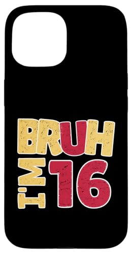 Bruh, ich bin 16 Jahre alt, Geschenke für Jungen und Mädchen, es ist mein 16. Geburtstag Hülle für iPhone 15 Bruh, ich bin 16 Jahre alt, Geschenke für Jungen und Mädchen, es ist mein 16. Geburtstag Hülle für iPhone 15 von Bruh It's My Birthday Funny Gifts Collection By Mj