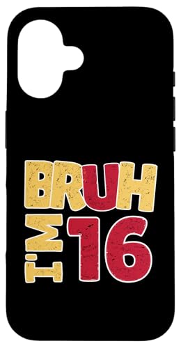Bruh, ich bin 16 Jahre alt, Geschenke für Jungen und Mädchen, es ist mein 16. Geburtstag Hülle für iPhone 16 Bruh, ich bin 16 Jahre alt, Geschenke für Jungen und Mädchen, es ist mein 16. Geburtstag Hülle für iPhone 16 von Bruh It's My Birthday Funny Gifts Collection By Mj