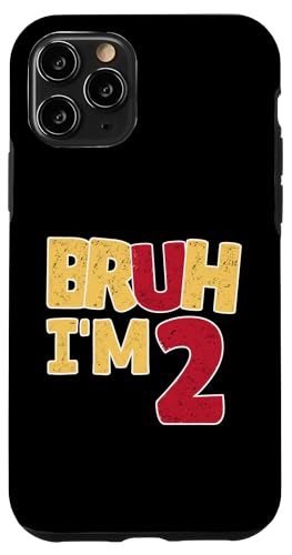 Bruh, ich bin 2 Jahre alt, Geschenke für Jungen und Mädchen, es ist mein 2. Geburtstag Hülle für iPhone 11 Pro Bruh, ich bin 2 Jahre alt, Geschenke für Jungen und Mädchen, es ist mein 2. Geburtstag Hülle für iPhone 11 Pro von Bruh It's My Birthday Funny Gifts Collection By Mj
