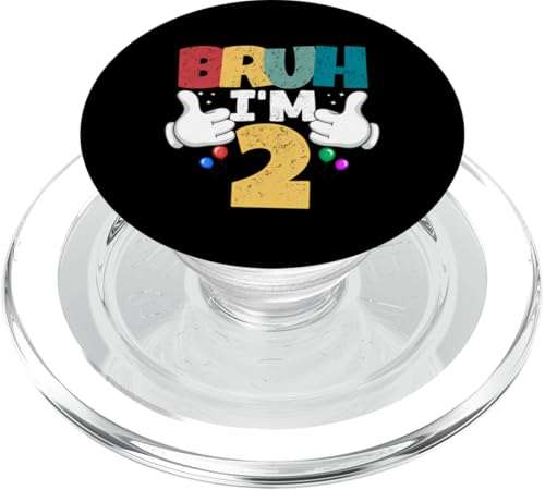 Bruh, ich bin 2 Jahre alt, Geschenke für Jungen und Mädchen, es ist mein 2. Geburtstag PopSockets PopGrip für MagSafe Bruh, ich bin 2 Jahre alt, Geschenke für Jungen und Mädchen, es ist mein 2. Geburtstag PopSockets PopGrip für MagSafe von Bruh It's My Birthday Funny Gifts Collection By Mj
