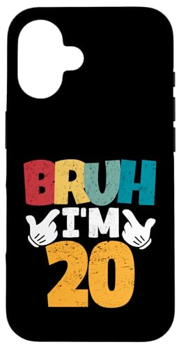 Bruh, ich bin 20 Jahre alt, Geschenke für Jungen und Mädchen, es ist mein 20. Geburtstag Hülle für iPhone 16 Bruh, ich bin 20 Jahre alt, Geschenke für Jungen und Mädchen, es ist mein 20. Geburtstag Hülle für iPhone 16 von Bruh It's My Birthday Funny Gifts Collection By Mj