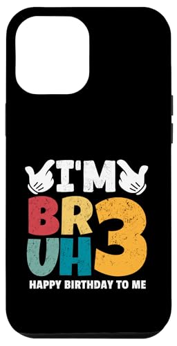 Bruh, ich bin 3 Jahre alt, Geschenke für Jungen und Mädchen, es ist mein 3. Geburtstag Hülle für iPhone 12 Pro Max von Bruh It's My Birthday Funny Gifts Collection By Mj
