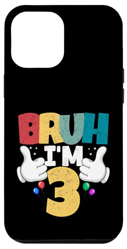 Bruh, ich bin 3 Jahre alt, Geschenke für Jungen und Mädchen, es ist mein 3. Geburtstag Hülle für iPhone 12 Pro Max Bruh, ich bin 3 Jahre alt, Geschenke für Jungen und Mädchen, es ist mein 3. Geburtstag Hülle für iPhone 12 Pro Max von Bruh It's My Birthday Funny Gifts Collection By Mj