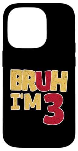 Bruh, ich bin 3 Jahre alt, Geschenke für Jungen und Mädchen, es ist mein 3. Geburtstag Hülle für iPhone 14 Pro Bruh, ich bin 3 Jahre alt, Geschenke für Jungen und Mädchen, es ist mein 3. Geburtstag Hülle für iPhone 14 Pro von Bruh It's My Birthday Funny Gifts Collection By Mj