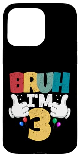 Bruh, ich bin 3 Jahre alt, Geschenke für Jungen und Mädchen, es ist mein 3. Geburtstag Hülle für iPhone 15 Pro Max Bruh, ich bin 3 Jahre alt, Geschenke für Jungen und Mädchen, es ist mein 3. Geburtstag Hülle für iPhone 15 Pro Max von Bruh It's My Birthday Funny Gifts Collection By Mj