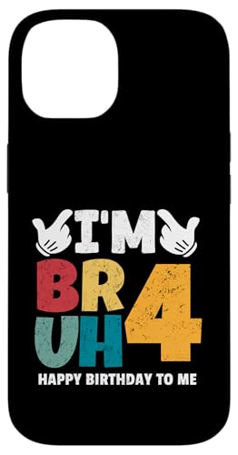 Bruh, ich bin 4 Jahre alt, Geschenke für Jungen und Mädchen, es ist mein 4. Geburtstag Hülle für iPhone 14 von Bruh It's My Birthday Funny Gifts Collection By Mj