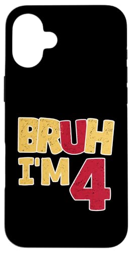 Bruh, ich bin 4 Jahre alt, Geschenke für Jungen und Mädchen, es ist mein 4. Geburtstag Hülle für iPhone 16 Plus Bruh, ich bin 4 Jahre alt, Geschenke für Jungen und Mädchen, es ist mein 4. Geburtstag Hülle für iPhone 16 Plus von Bruh It's My Birthday Funny Gifts Collection By Mj