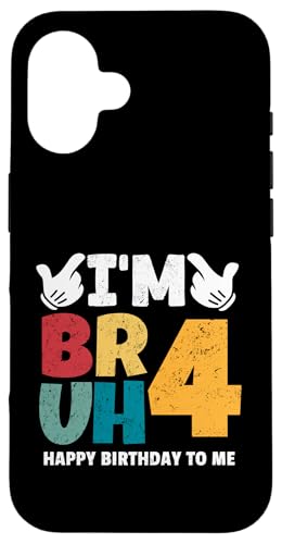 Bruh, ich bin 4 Jahre alt, Geschenke für Jungen und Mädchen, es ist mein 4. Geburtstag Hülle für iPhone 16 Bruh, ich bin 4 Jahre alt, Geschenke für Jungen und Mädchen, es ist mein 4. Geburtstag Hülle für iPhone 16 von Bruh It's My Birthday Funny Gifts Collection By Mj