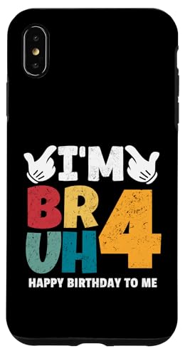 Bruh, ich bin 4 Jahre alt, Geschenke für Jungen und Mädchen, es ist mein 4. Geburtstag Hülle für iPhone XS Max Bruh, ich bin 4 Jahre alt, Geschenke für Jungen und Mädchen, es ist mein 4. Geburtstag Hülle für iPhone XS Max von Bruh It's My Birthday Funny Gifts Collection By Mj