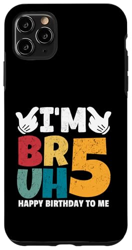 Bruh, ich bin 5 Jahre alt, Geschenke für Jungen und Mädchen, es ist mein 5. Geburtstag Hülle für iPhone 11 Pro Max Bruh, ich bin 5 Jahre alt, Geschenke für Jungen und Mädchen, es ist mein 5. Geburtstag Hülle für iPhone 11 Pro Max von Bruh It's My Birthday Funny Gifts Collection By Mj