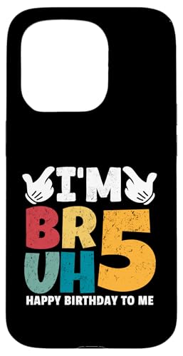 Bruh, ich bin 5 Jahre alt, Geschenke für Jungen und Mädchen, es ist mein 5. Geburtstag Hülle für iPhone 15 Pro Bruh, ich bin 5 Jahre alt, Geschenke für Jungen und Mädchen, es ist mein 5. Geburtstag Hülle für iPhone 15 Pro von Bruh It's My Birthday Funny Gifts Collection By Mj