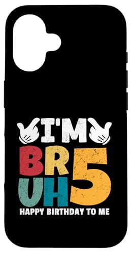 Bruh, ich bin 5 Jahre alt, Geschenke für Jungen und Mädchen, es ist mein 5. Geburtstag Hülle für iPhone 16 Bruh, ich bin 5 Jahre alt, Geschenke für Jungen und Mädchen, es ist mein 5. Geburtstag Hülle für iPhone 16 von Bruh It's My Birthday Funny Gifts Collection By Mj
