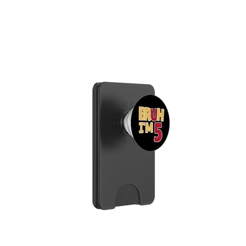 Bruh, ich bin 5 Jahre alt, Geschenke für Jungen und Mädchen, es ist mein 5. Geburtstag PopSockets PopWallet für MagSafe Bruh, ich bin 5 Jahre alt, Geschenke für Jungen und Mädchen, es ist mein 5. Geburtstag PopSockets PopWallet für MagSafe von Bruh It's My Birthday Funny Gifts Collection By Mj