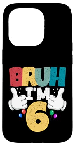 Bruh, ich bin 6 Jahre alt, Geschenke für Jungen und Mädchen, es ist mein 6. Geburtstag Hülle für iPhone 15 Pro Bruh, ich bin 6 Jahre alt, Geschenke für Jungen und Mädchen, es ist mein 6. Geburtstag Hülle für iPhone 15 Pro von Bruh It's My Birthday Funny Gifts Collection By Mj