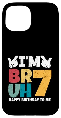 Bruh, ich bin 7 Jahre alt, Geschenke für Jungen und Mädchen, es ist mein 7. Geburtstag Hülle für iPhone 15 Bruh, ich bin 7 Jahre alt, Geschenke für Jungen und Mädchen, es ist mein 7. Geburtstag Hülle für iPhone 15 von Bruh It's My Birthday Funny Gifts Collection By Mj